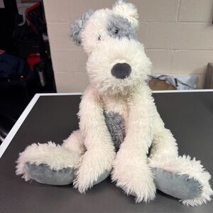 JoJo Shaggy Dog Mon Ami White and Grey Gray